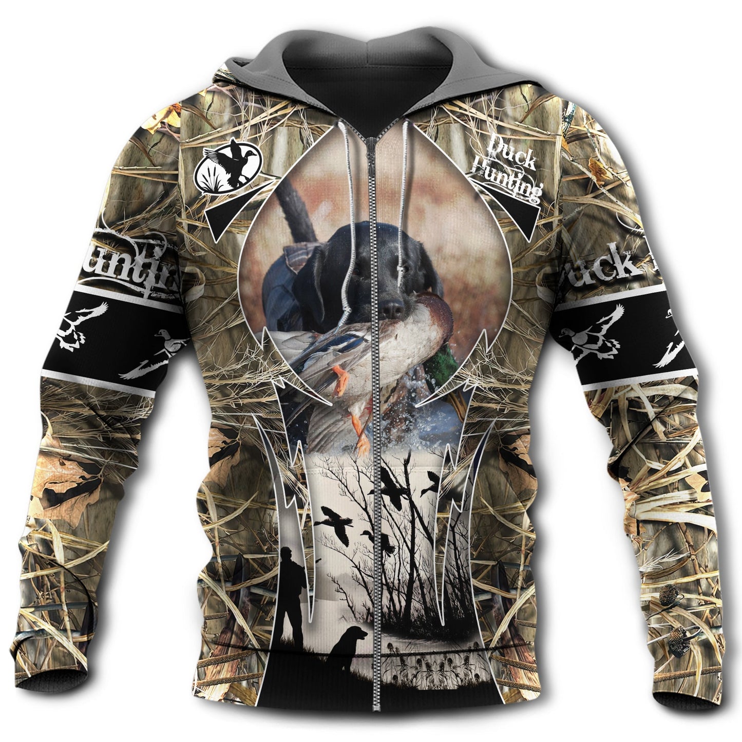 Hunting Duck Outdoor Fun Hoodie For Wildlife Inspired Casual Wear Camping And Travel