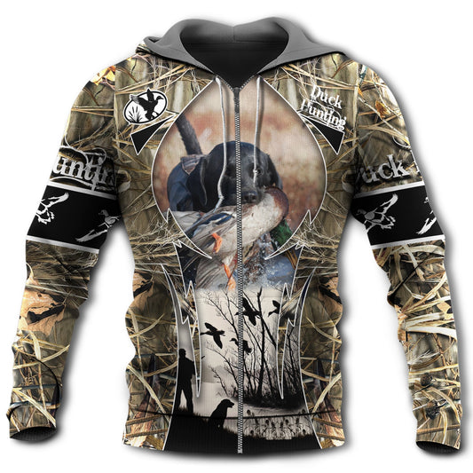 Hunting Duck Outdoor Fun Hoodie For Wildlife Inspired Casual Wear Camping And Travel
