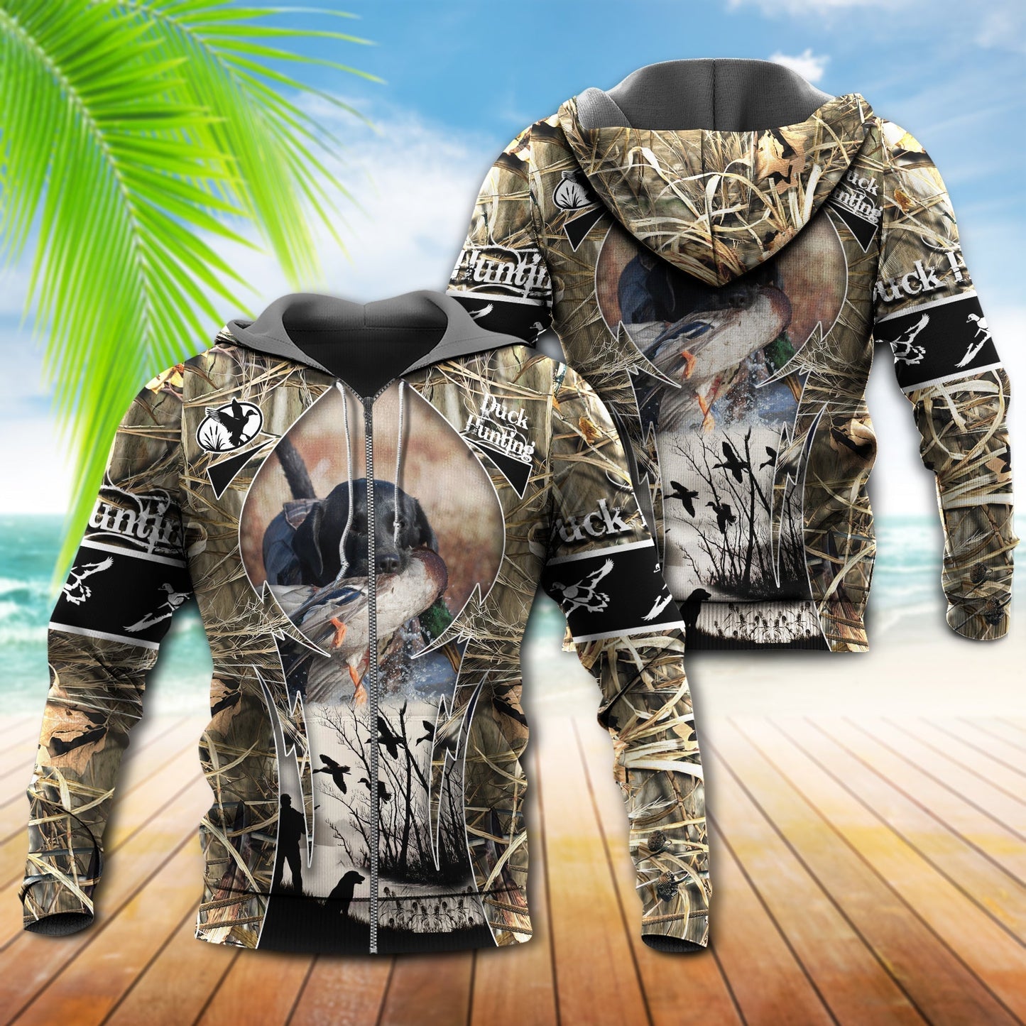 Hunting Duck Outdoor Fun Hoodie For Wildlife Inspired Casual Wear Camping And Travel