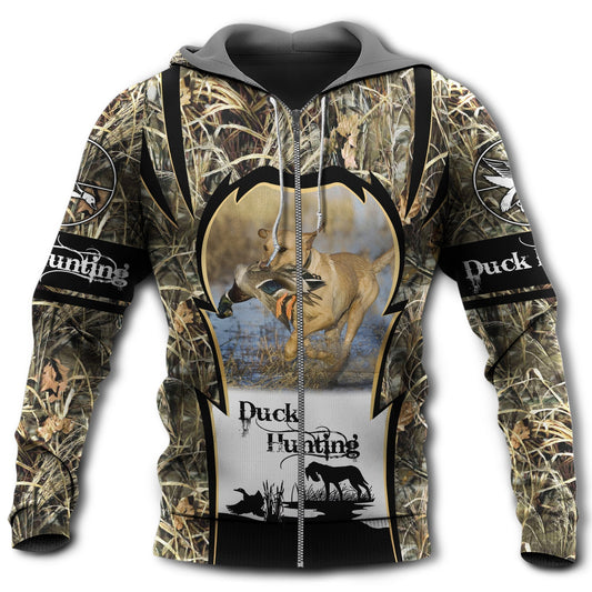 Hunting Duck Dog Outdoor Hoodie For Forest Outings Travel Days And Relaxed Casual Comfort