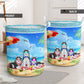 Husky Beach Summer Laundry Basket For Room Home Organizer