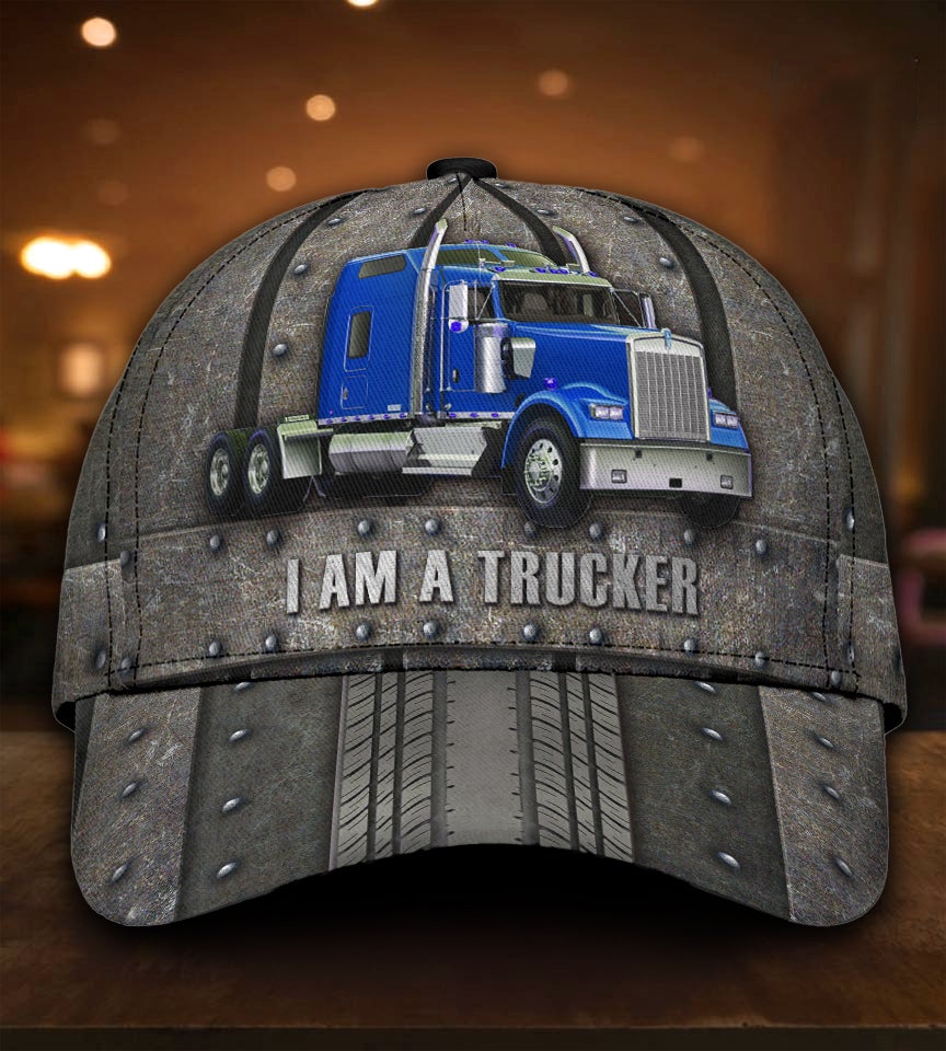 Proud Truck Driver Lifestyle Road Life Classic Cap For Festivals Travel Adventures And Casual Gift Giving
