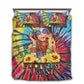Sunflower Hippie Girl Bedding Cover For Boho Bedroom Decor