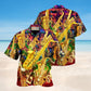 Confident Music Pattern Hawaiian Shirt For Summer Festivals Beach Parties And Relaxed Vacation Style