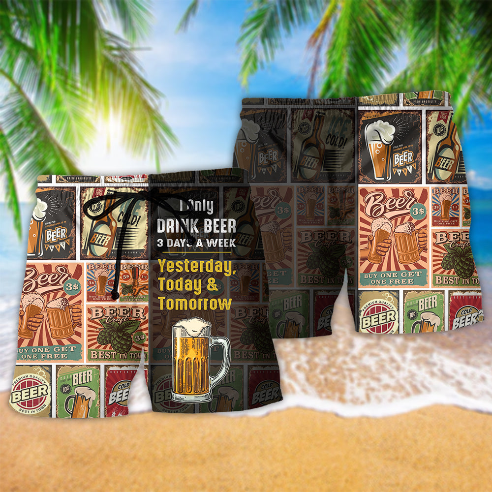 Beer Quote Humor Beer Lover Humor Beach Shorts For Summer Vacation And Coastal Travel