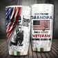 Dad Grandpa Veteran 20 Oz Tumbler For Coffee Travel And Daily Drinks