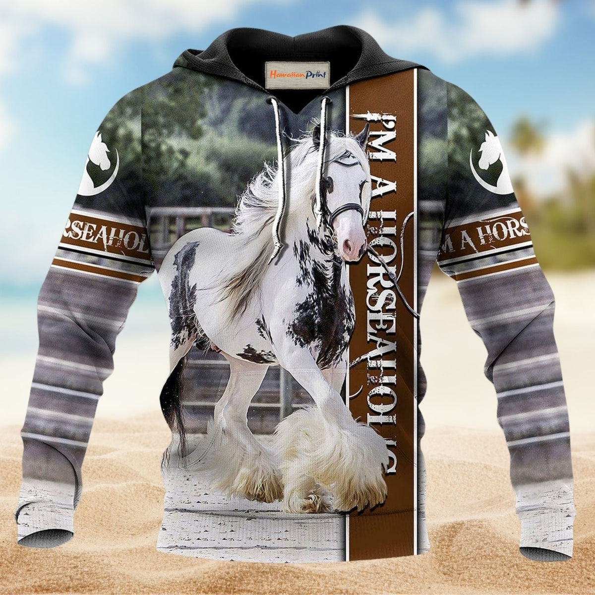 Am Gypsy Horse Hoodie For Country Outings Travel Days And Relaxed Streetwear