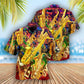 Saxophone Music Hawaiian Shirt Artwork View For Coastal Escapes And Resort Style