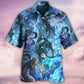 Magical Dragon Ice Hawaiian Shirt Pattern View For Relaxed Warm Weather Outfits