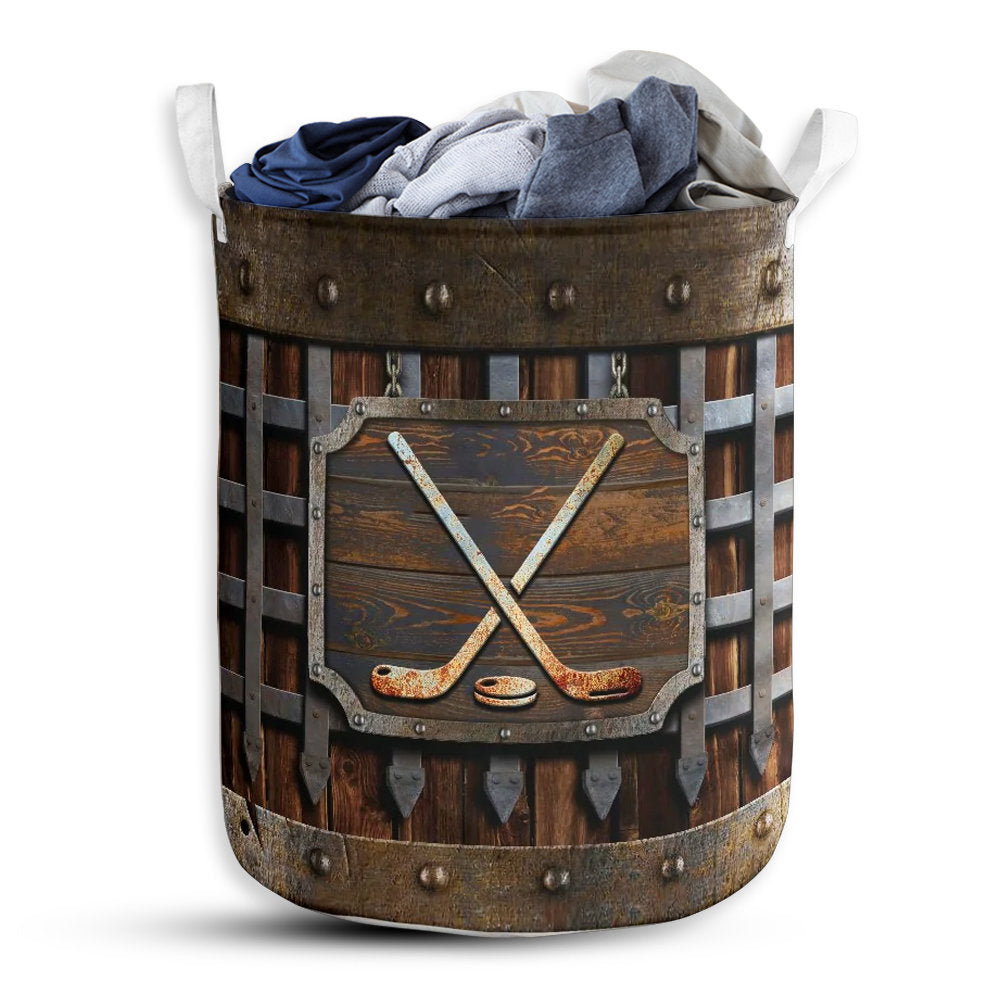 Small Size Ice Hockey Laundry Basket For Room Home Organizer