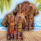 Island Tiki Hawaiian Shirt With All Over Print For Tropical Travel Beach Gatherings And Comfortable Wear