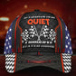 Racing American Loud Attitude Classic Cap For Relaxed Daily Style Vacations And Festival Wear