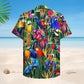 Tropical Parrot Amazing Hawaiian Shirt For Summer Events And Casual Outdoor Wear