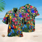 Tropical Parrot Amazing Hawaiian Shirt Design Detail For Beach Days And Holiday Travel