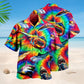 Rainbow Shark Hawaiian Shirt For Coastal Adventures And Warm Weather Wear