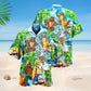 Bear Beach Hawaiian Shirt Design View For Resort Travel And Thoughtful Gifting