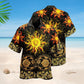 Mandala Sun Inspirational Hawaiian Shirt Artwork Detail For Tropical Trips And Casual Outings