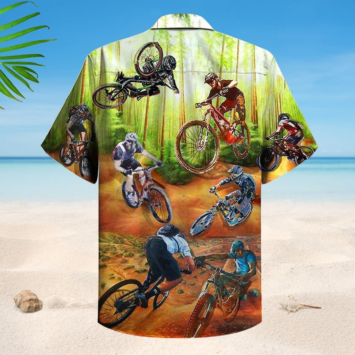 Rather Cycling Trails Hawaiian Shirt For Beach Parties And Weekend Getaways