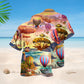 Steampunk Hot Air Balloon Travel Hawaiian Shirt For Coastal Adventures And Warm Weather Wear