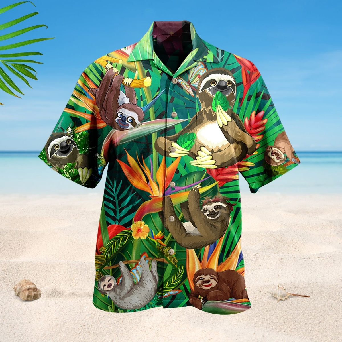 Sloth Happiness Day Hawaiian Shirt For Warm Weather Adventures And Everyday Comfort