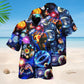 Galaxy Planet Hawaiian Shirt For Resort Getaways And Comfortable Summer Activities