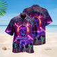Retro Skull 80S Hawaiian Shirt Design View For Resort Travel And Thoughtful Gifting