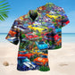 Colorful Car Garden Artistic Hawaiian Shirt For Warm Weather Adventures And Everyday Comfort