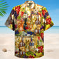 Give Sip Wine Hawaiian Shirt Artwork Detail For Resort Trips And Outdoor Activities