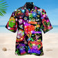Neon Mexico Hawaiian Shirt Artwork Detail For Tropical Trips And Casual Outings