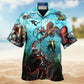 Octopus Giant Deep Sea Diver Hawaiian Shirt For Beach Parties And Weekend Getaways