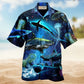 Shark Deep Ocean Special Hawaiian Shirt Design Detail For Beach Days And Holiday Travel