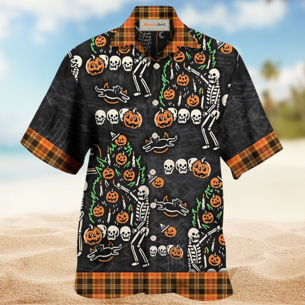 Skull Halloween Tis Season Hawaiian Shirt For Coastal Adventures And Warm Weather Wear