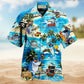 Nautical Pirate Shark Beach Bar Adventure Hawaiian Shirt For Warm Weather Adventures And Everyday Comfort