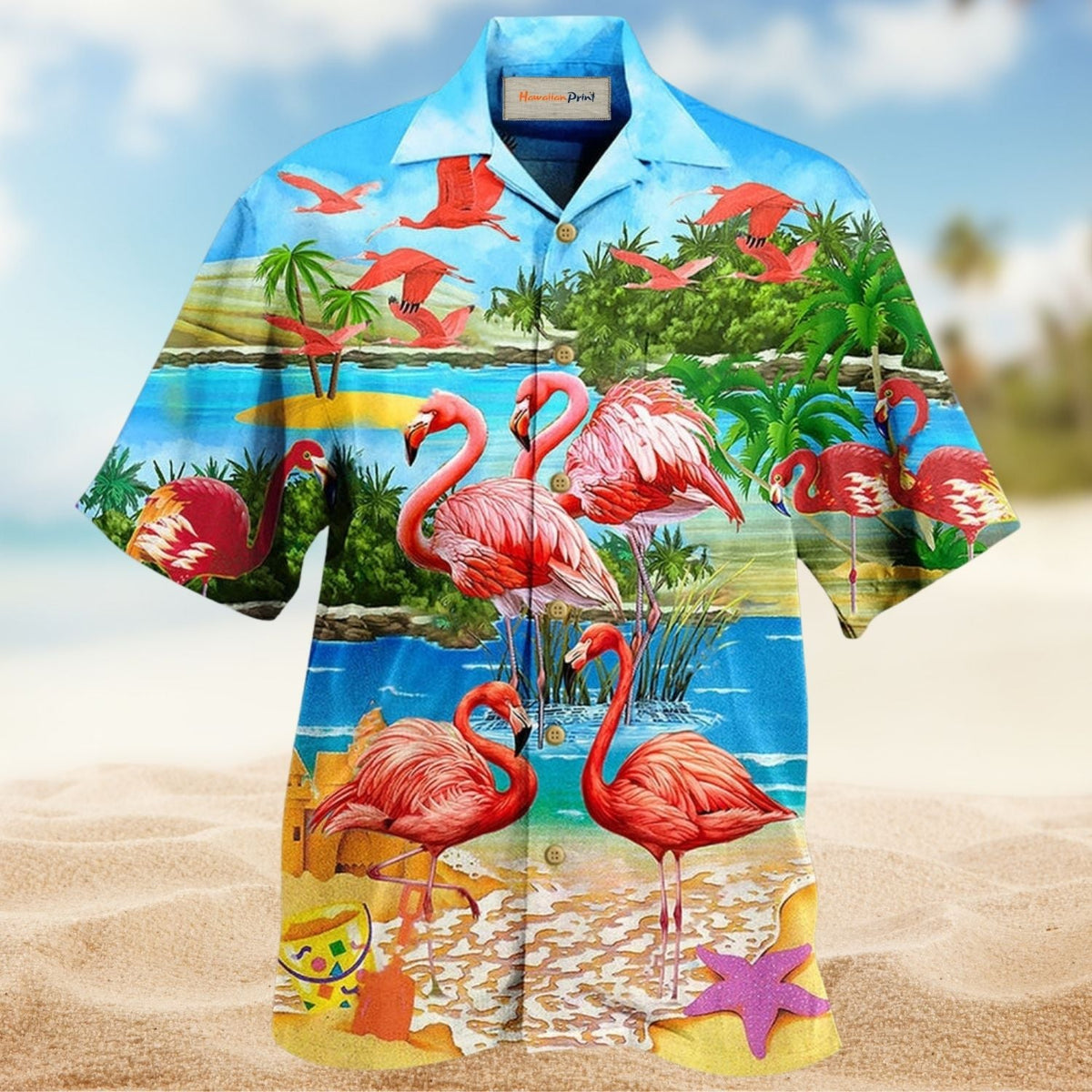 Tropical Flamingo Summer Hawaiian Shirt For Warm Weather Adventures And Everyday Comfort