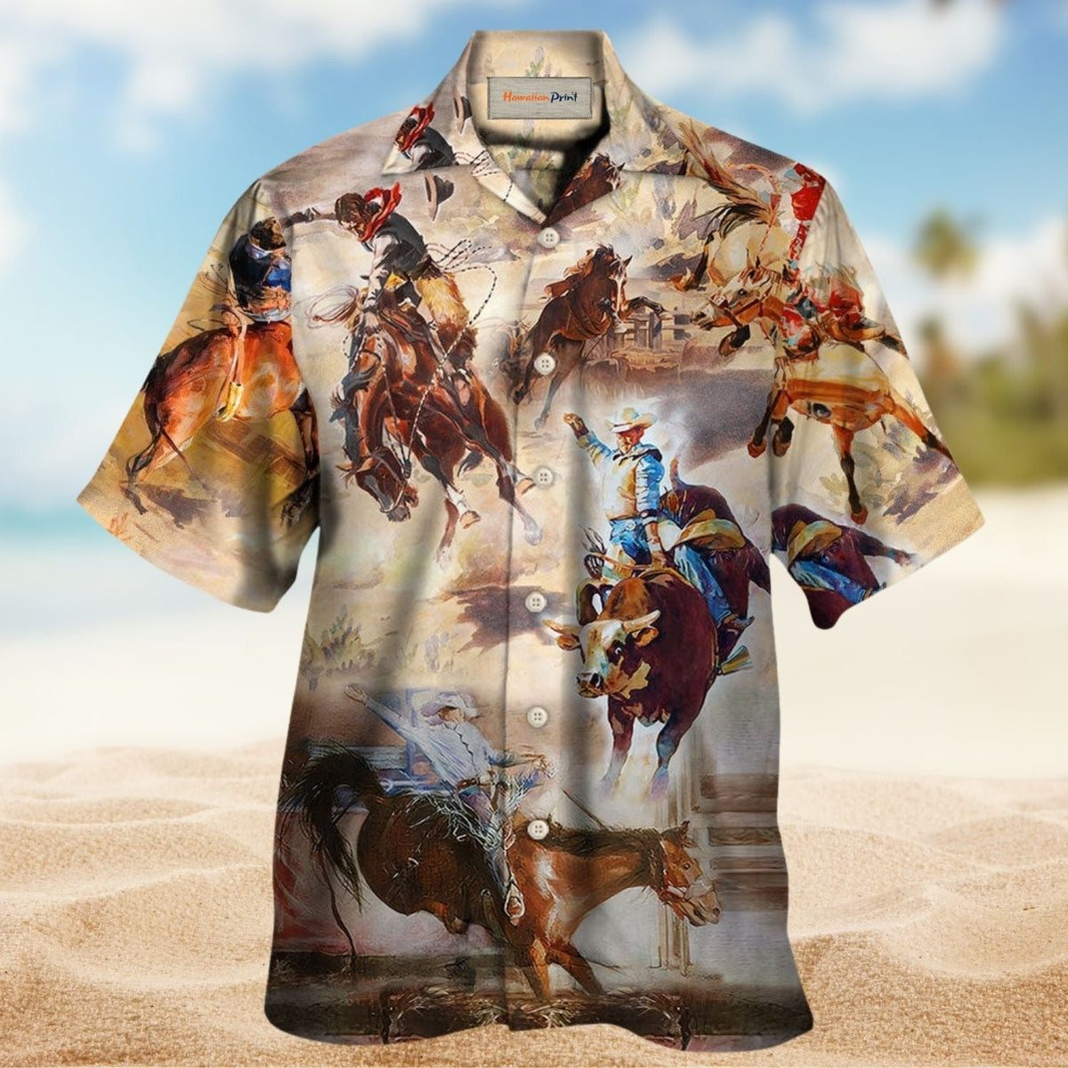 Horse Legacy Beautiful Rodeo Hawaiian Shirt For Poolside Relaxation And Sunny Getaways