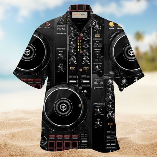 Music Yes Am DJ Hawaiian Shirt For Vacation Days And Relaxed Coastal Outings