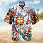 Gnome Christmas Santa Snow Hawaiian Shirt For Summer Vacation And Beach Travel