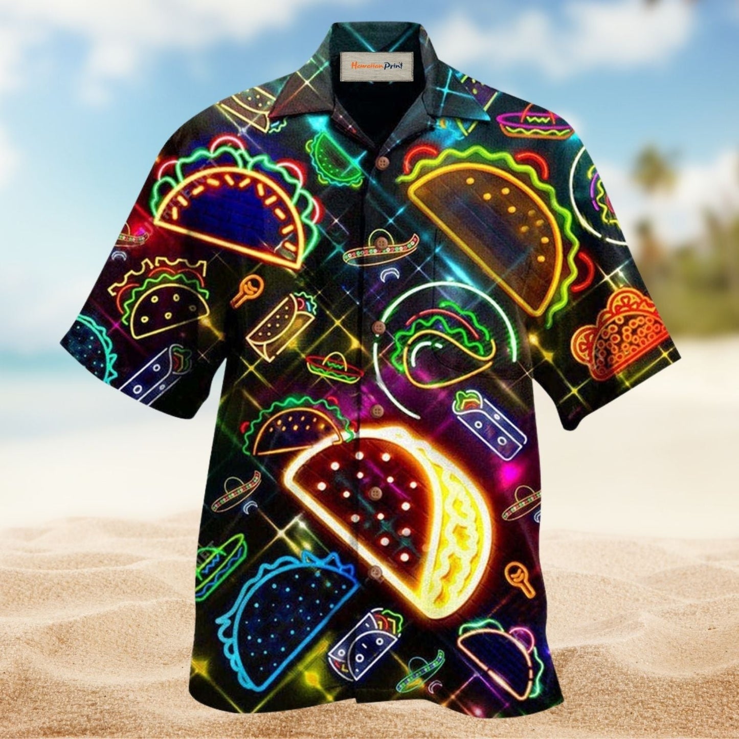 Tuesday Faith Created Tacos Fun Hawaiian Shirt For Beach Parties And Weekend Getaways