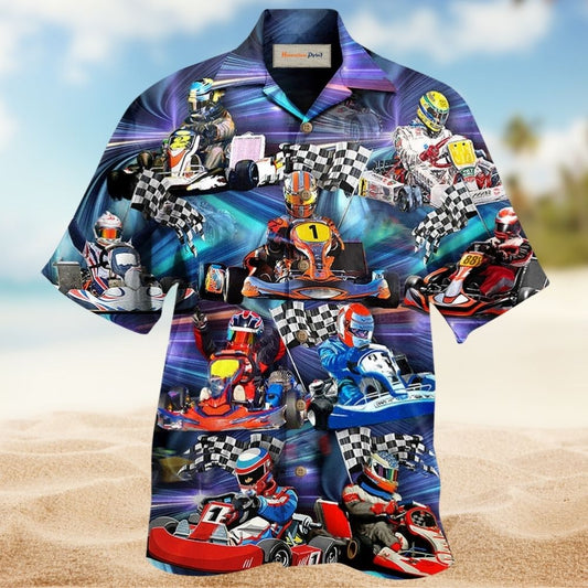 Kart Home Racing Hawaiian Shirt Design View For Resort Travel And Thoughtful Gifting