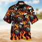 Billiards Adventure Graphic Hawaiian Shirt Button Front Artwork For Weekend Trips