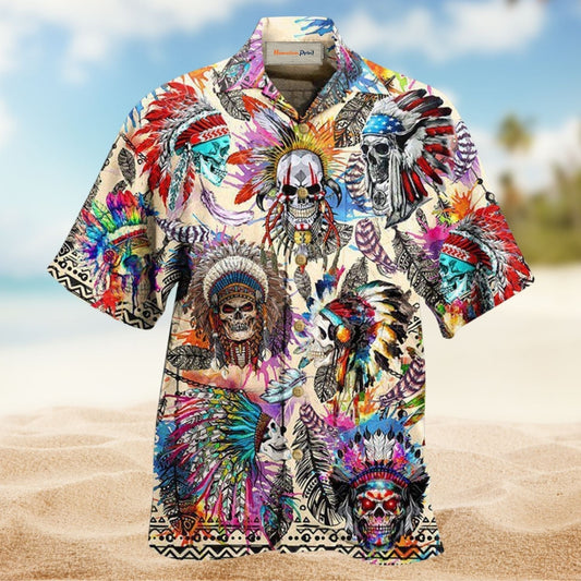 Bohemian Culture Reverence Artistic Hawaiian Shirt For Beach Parties And Weekend Getaways