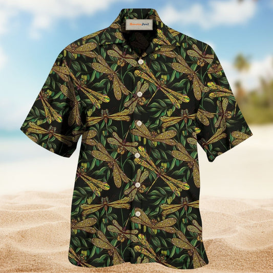 Dragonfly Inspirational Hawaiian Shirt For Summer Events And Casual Outdoor Wear