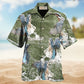 Colorful Kingfisher Hawaiian Shirt Pattern View For Relaxed Warm Weather Outfits