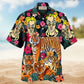 Tiger Comic Jungle Illustration Hawaiian Shirt Design Detail For Sunny Adventures And Casual Wear