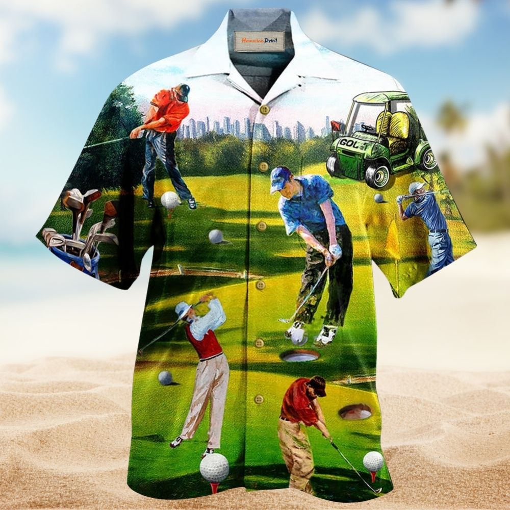 Funny Golf Humor Lifestyle Hawaiian Shirt For Summer Events And Casual Outdoor Wear