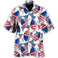 Patriotic Independence Simple Design Hawaiian Shirt For Beach Days, Summer Outings, And Thoughtful Gift Giving