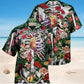 Inside We Are All The Same Flowers Hawaiian Shirt For Summer Vacation Beach Travel And Relaxed Casual Wear