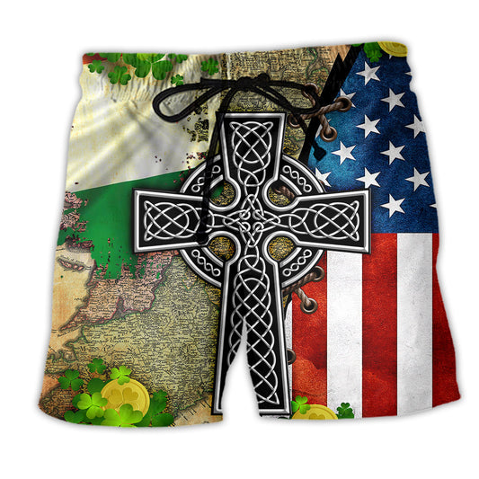 Irish Americana Beach Shorts For Island Getaways And Everyday Comfort