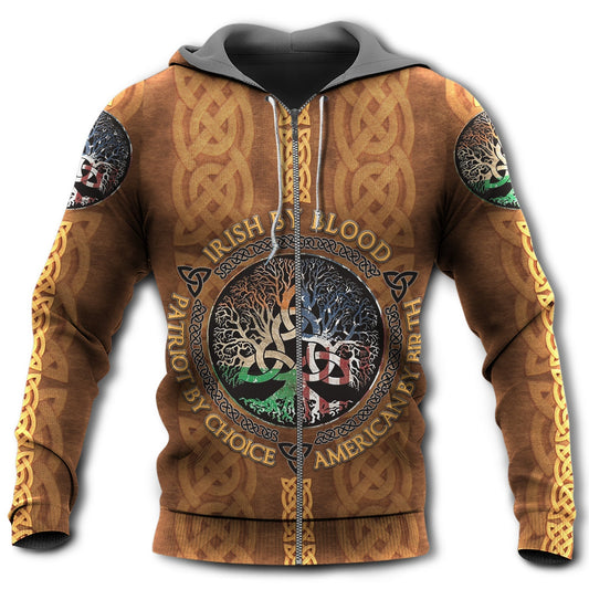 Irish Blood Leather Choice Hoodie For Everyday Wear Outdoor Adventures And Comfortable Style