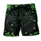 Irish Clover Flag Green Beach Shorts For Poolside Relaxation And Summer Adventures